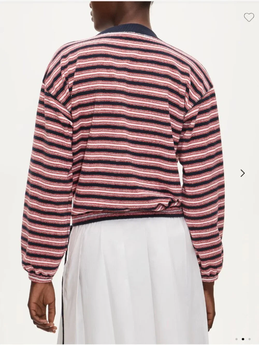 J.Crew Towel Terry V-neck Sweatshirt - XS